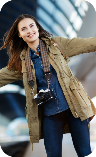 Happy traveler Mariana R.