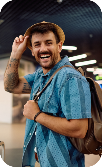 Happy traveler Diego P.