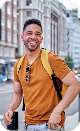 Happy traveler Mauricio D.