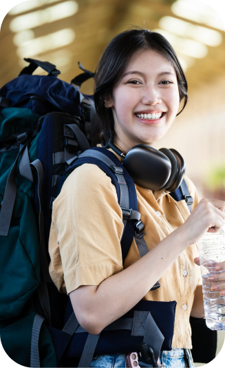 Happy traveler Ashley M.