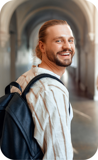 Happy traveler Brian C.