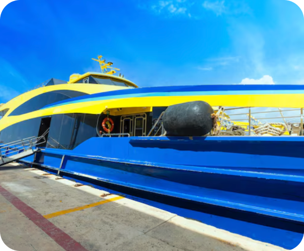 Transfer to Puerto Juarez terminal