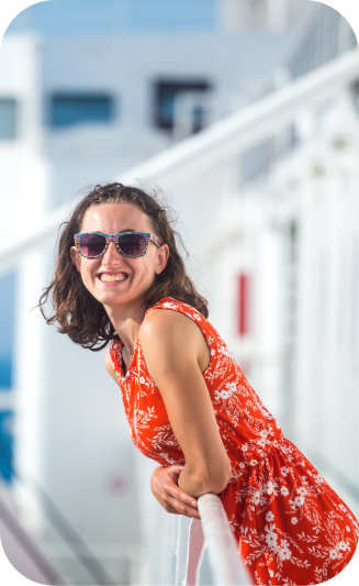 Happy traveler Olivia N.