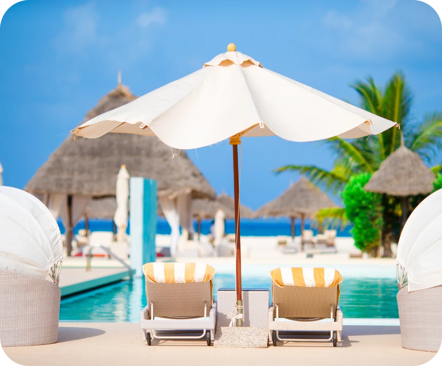 Hotel with pool in Cancun